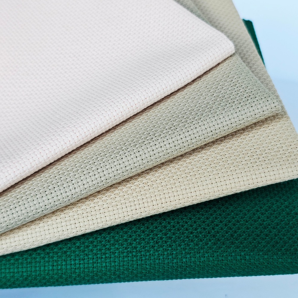Aida Cloth 14 Count Cross Stitch Fabric 15x18 Multi Color 4pc Set Needlework